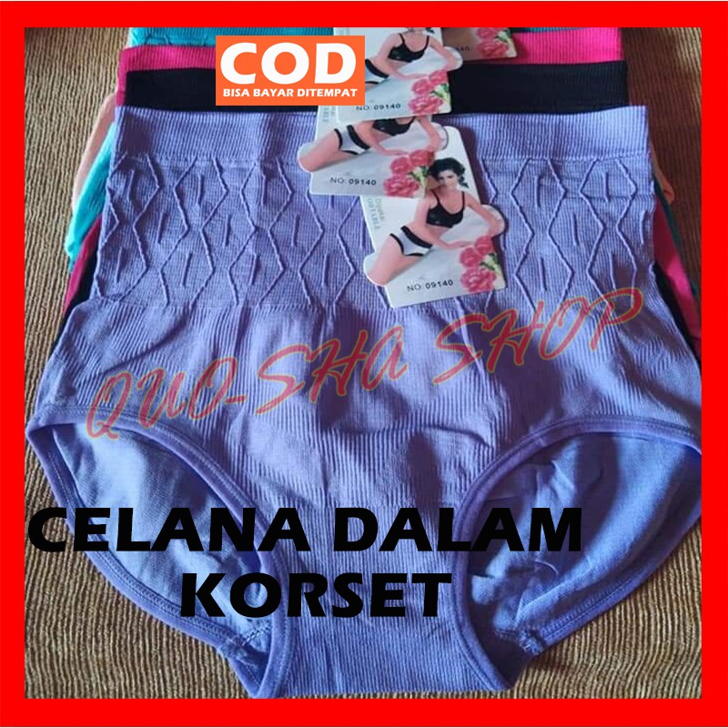 Fema Cd Korset Non Renda Undies Celana Dalam Wanita CD Wanita Polos CD Import Murah