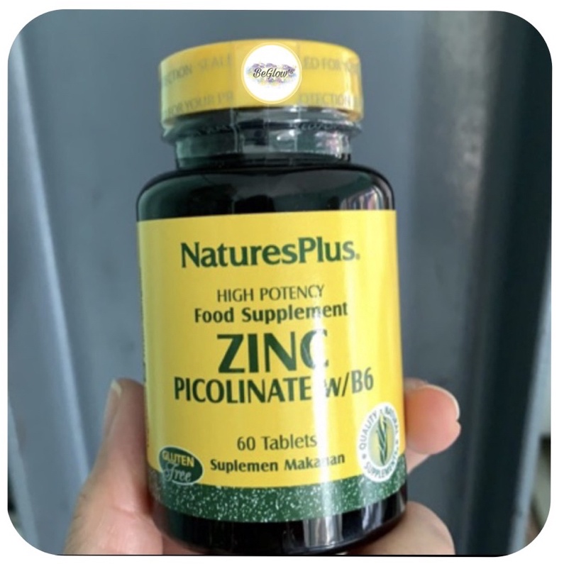 Nature's Plus Zinc Picolinate w/B- 6 - 60tablet