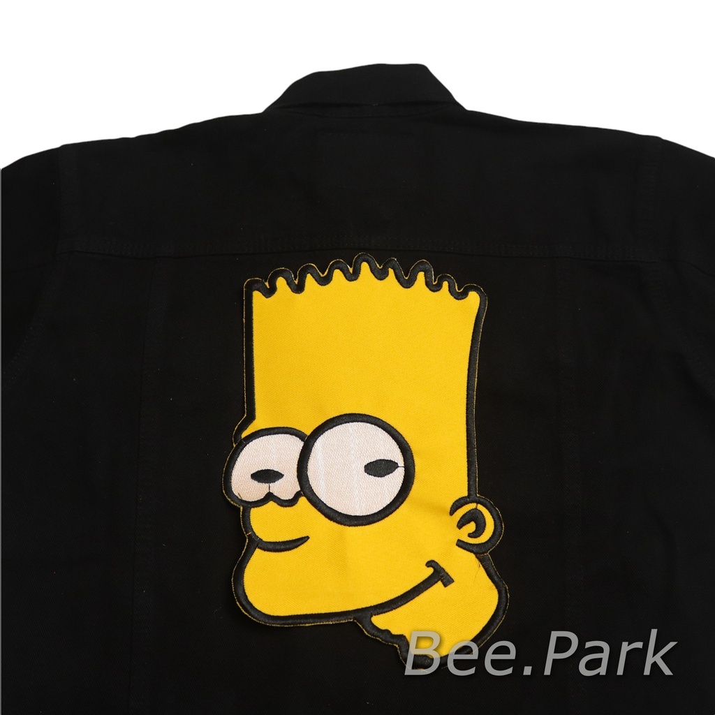 Back Patch Punggung Besar Emblem Simpsons