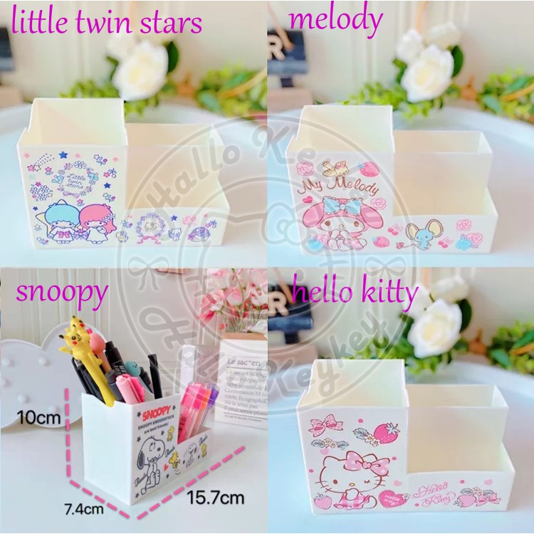 

holder stand serbaguna hello kitty melody little twin stars snoopy