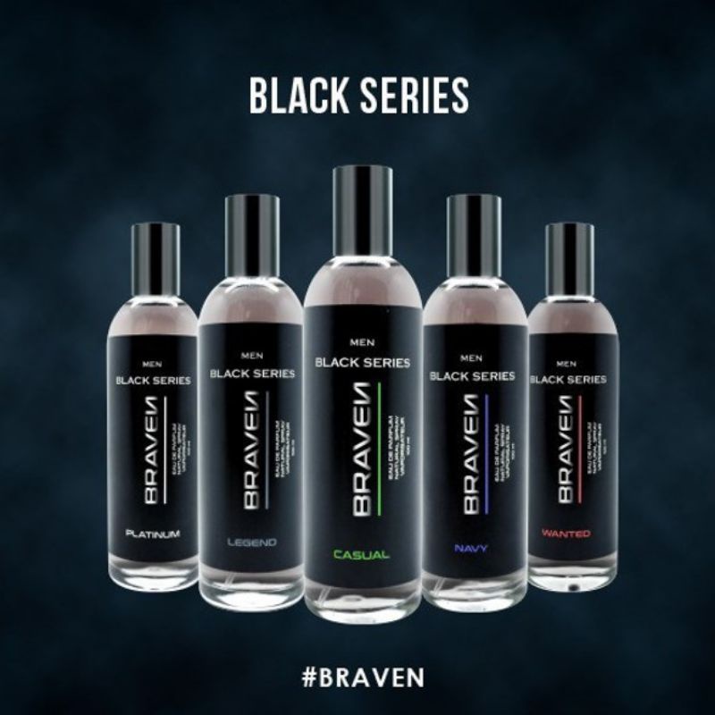 Parfum pria original tahan lama braven black series NAVY