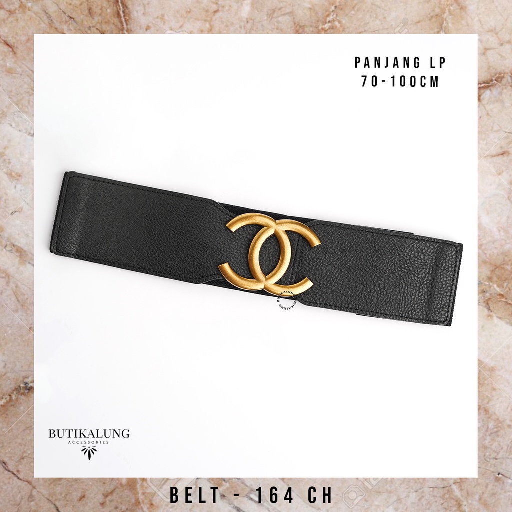 Obi Ikat Pinggang Wanita Women Belt Gesper Sabuk Fashion Tali Pinggang Karet 164