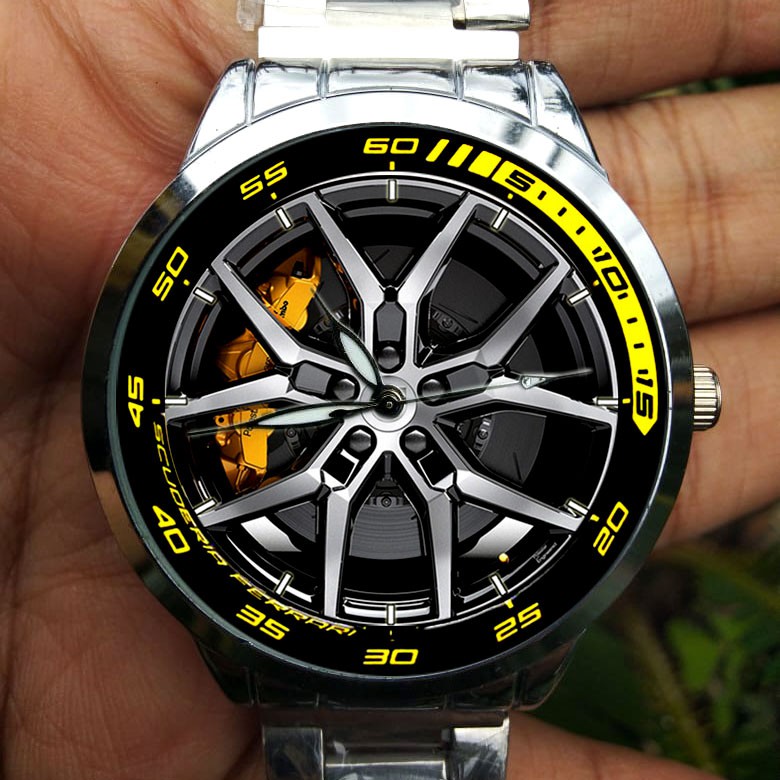 Jam Tangan Stainless Custom Velg Volvo Art 2