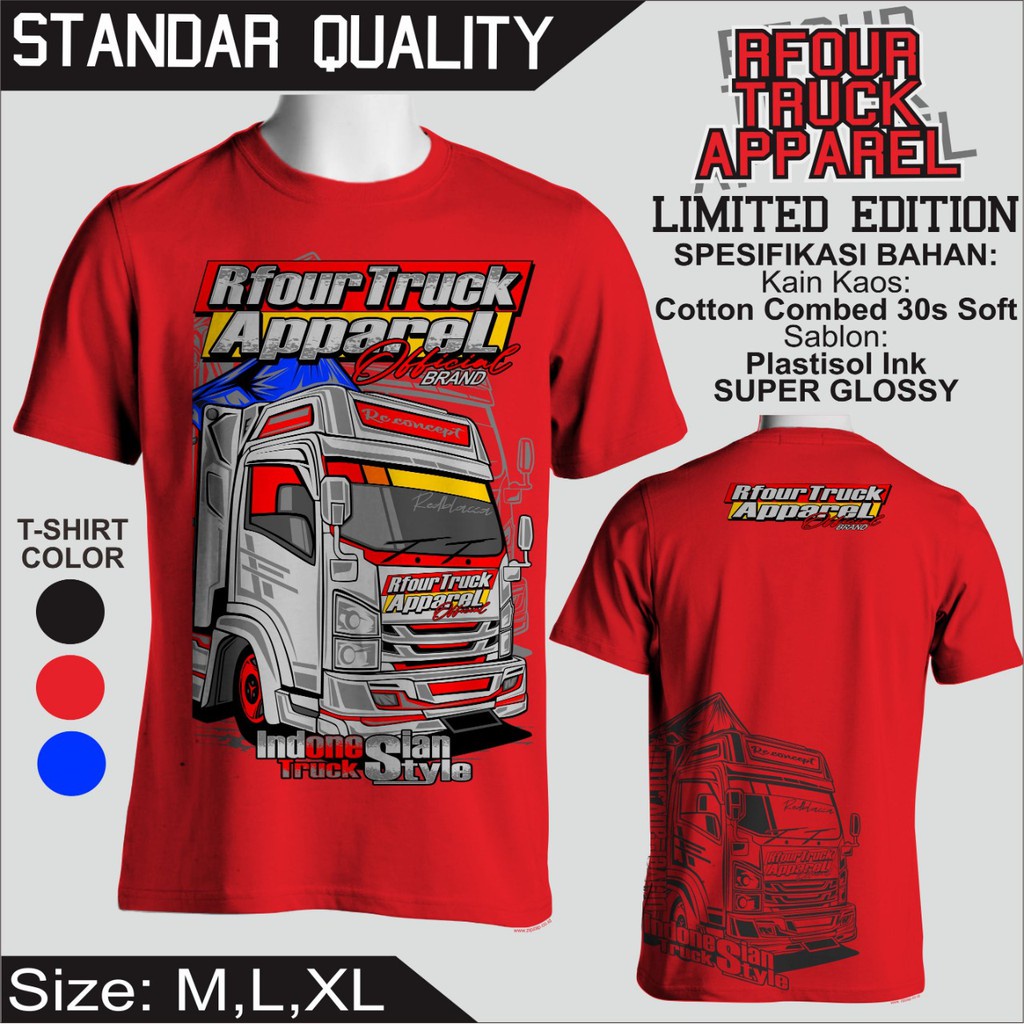 ⊕KAOS TRUK GIGA/KAOS TRUCK/KAOS TRUCK MANIA/KAOS TRUK OLENG/KAOS TRUK MBOIS/KAOS DRIVER MUDA