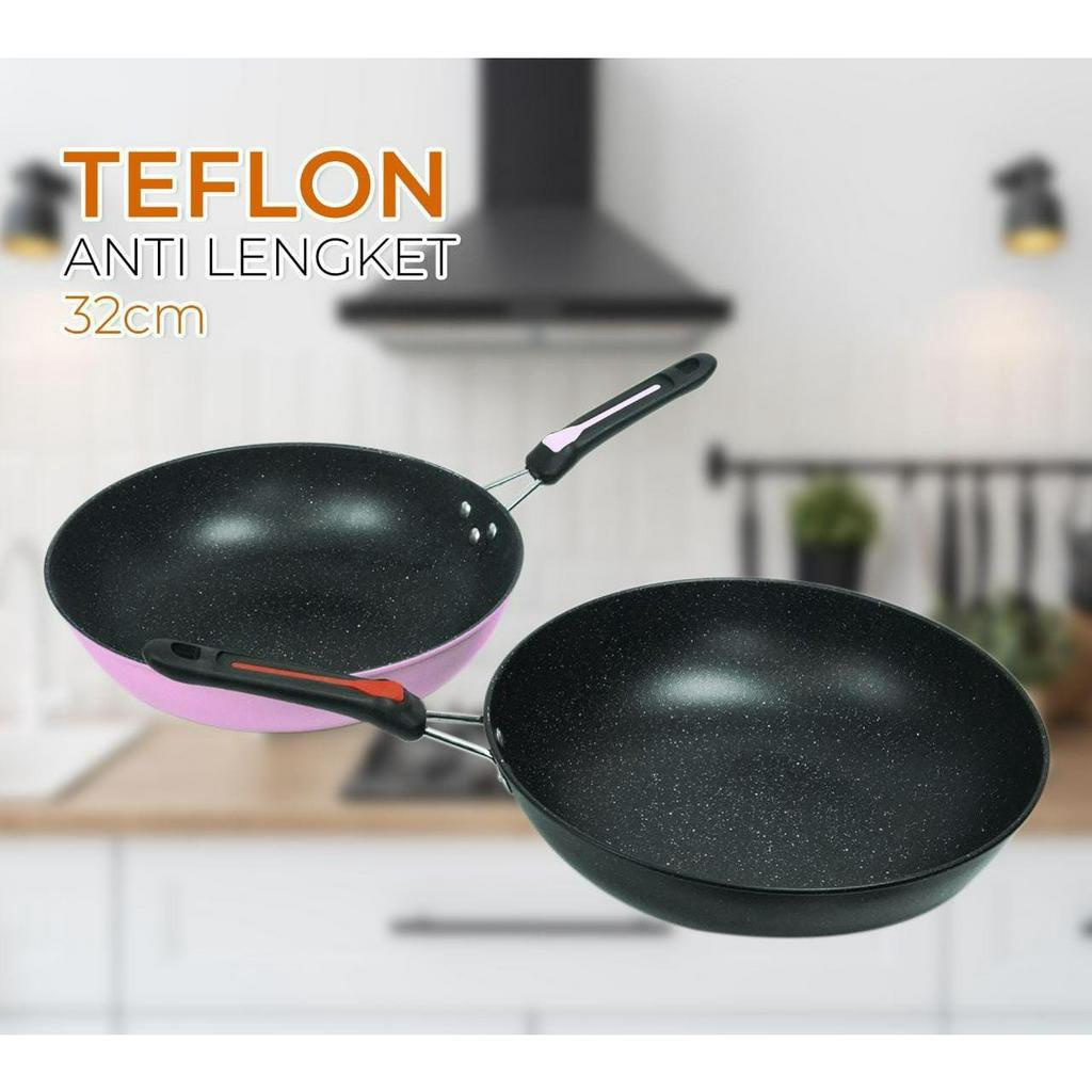 Teflon frypan anti lengket terbaru