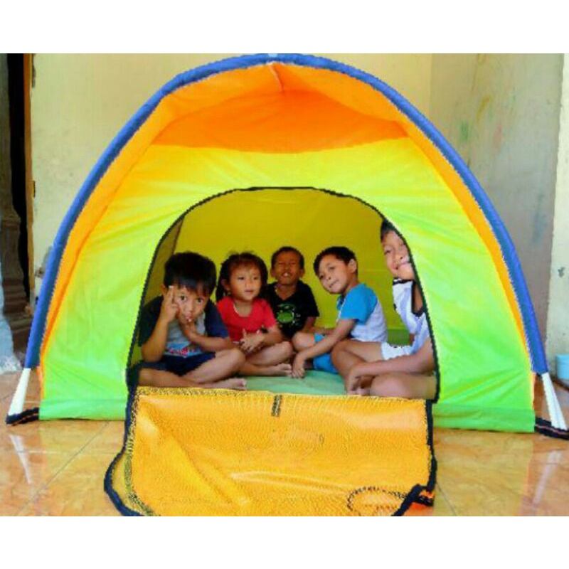 Tenda Mainan anak King Jumbo 2 meter Tenda Teras rumah Tenda Taman indoor tenda motif anak cowok sep