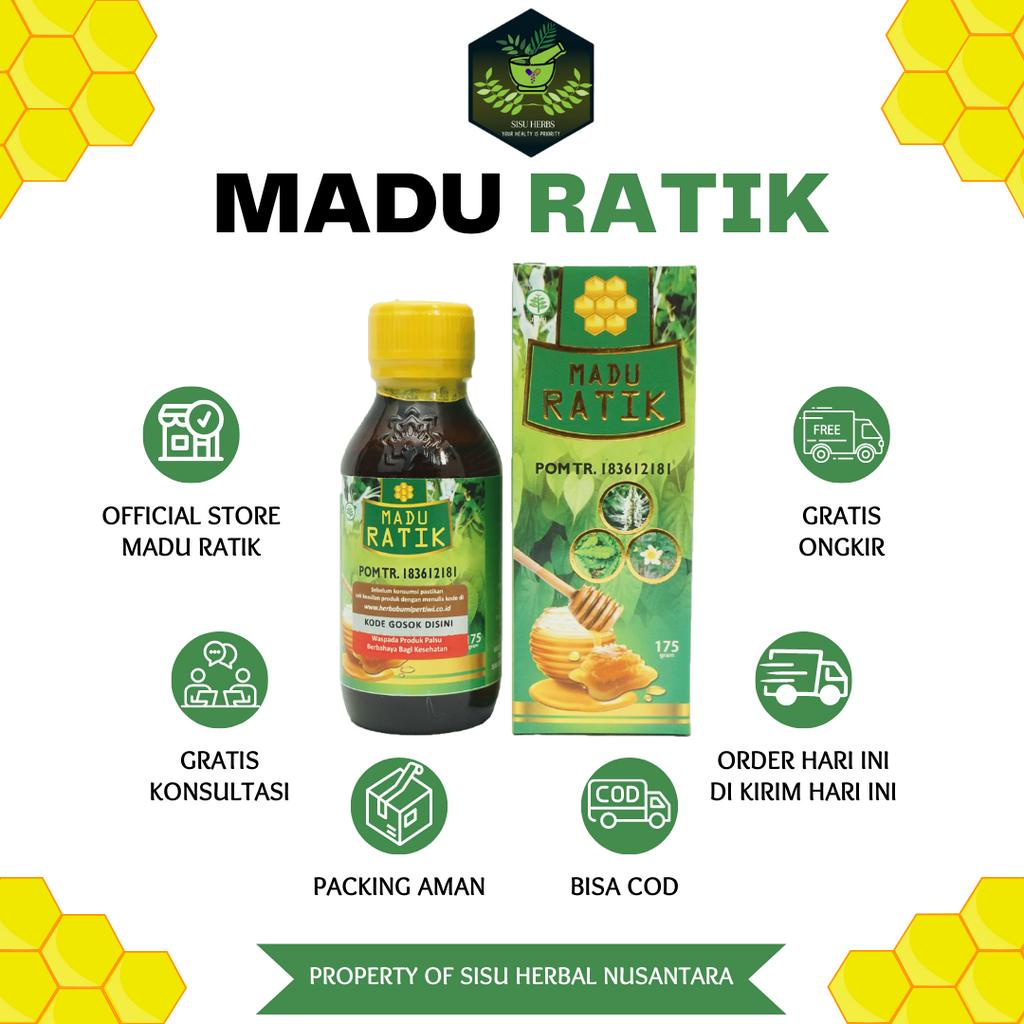 (BISA COD) MADU RATIK ASLI ATASI KEBAS KESEMUTAN KRAM ASAM URAT NYERI SENDI SAKIT OTOT PINGGANG REMATIK ENCOK SAKIT LUTUT HANYA MENJUAL PRODUK ORI ASLI