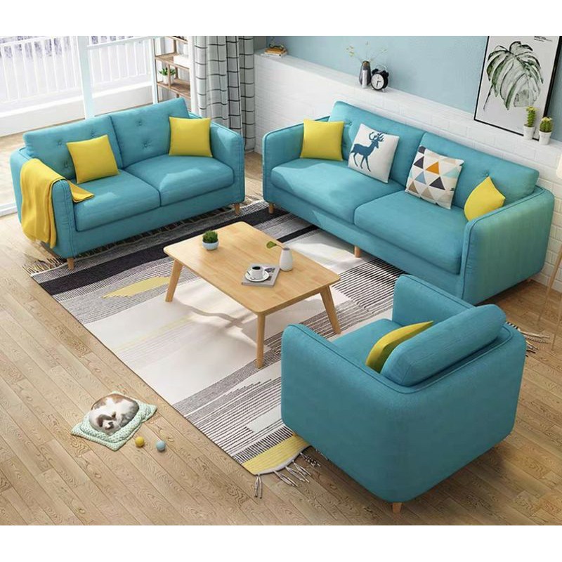 Jual sofa 3,2,1 seater minimalis | Shopee Indonesia