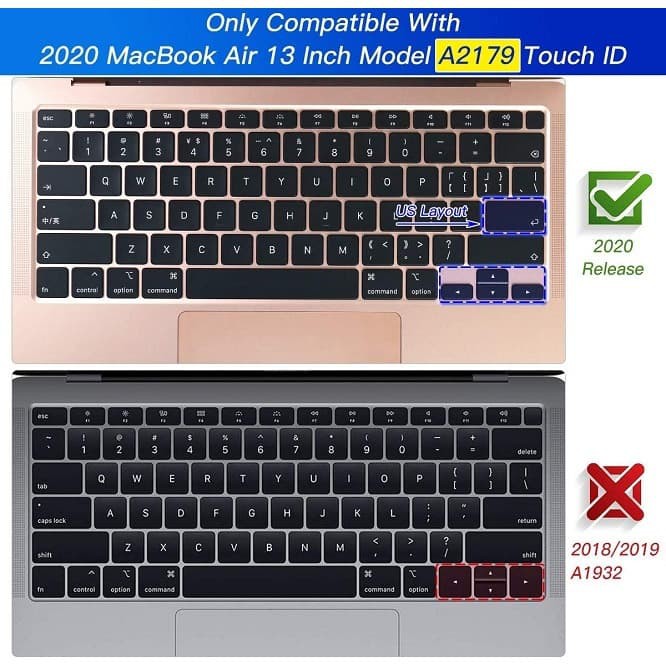 Silicone Keyboard Cover Macbook Air 13 Inch A2179 Touch ID Retina 2020