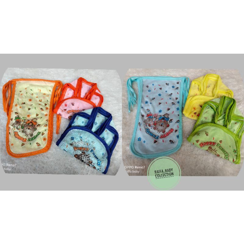 POPOK BAYI MOTIF, FULL WARNA, 12PCS