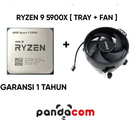 PROCESSOR AMD RYZEN 9 5900X ( TRAY + FAN )