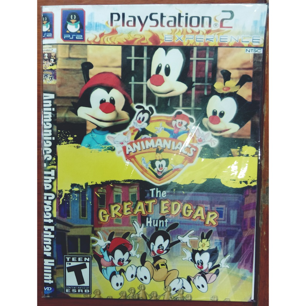 Kaset DVD PS2 Animaniacs The Great edgar hunt