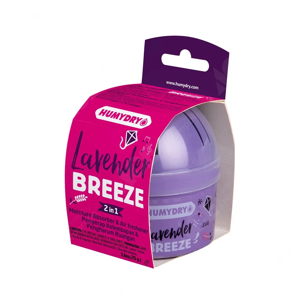 ACE Humydry Mini Breeze Lavender Pengharum Dan Penyerap Kelembaban 75 Gr