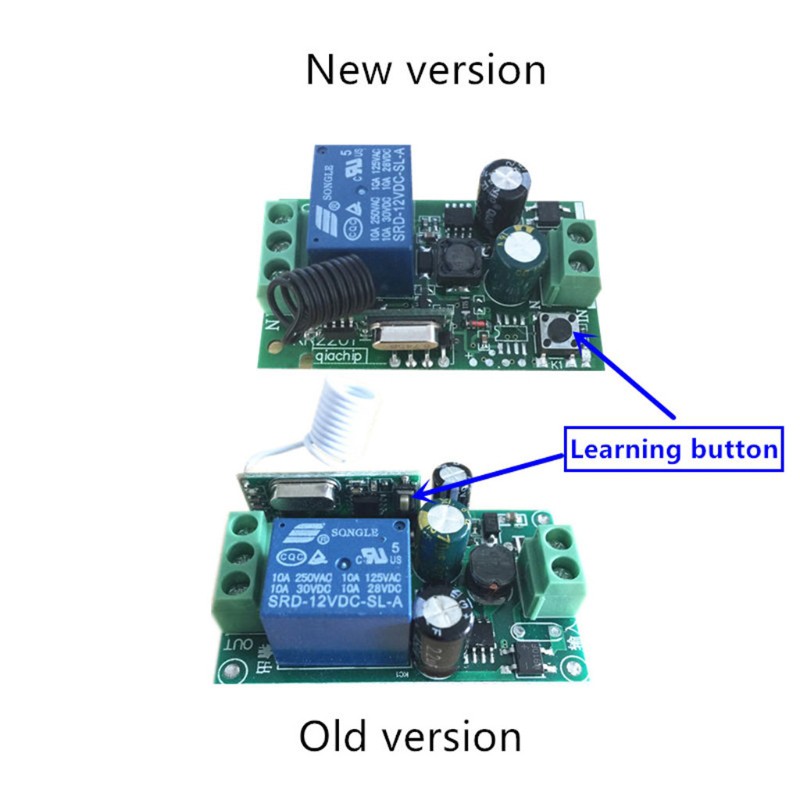 Modul Switch Remote Control Wireless AC 220V 1CH RF 433MHz