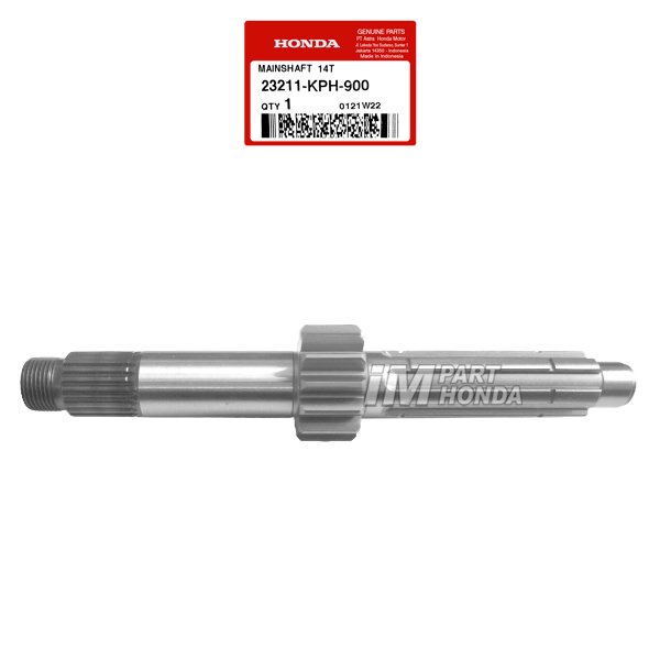 23211-KPH-900 Main Shaft As Rasio 14T Karisma Kirana Supra X 125 Lama Batman 2005 - 2013
