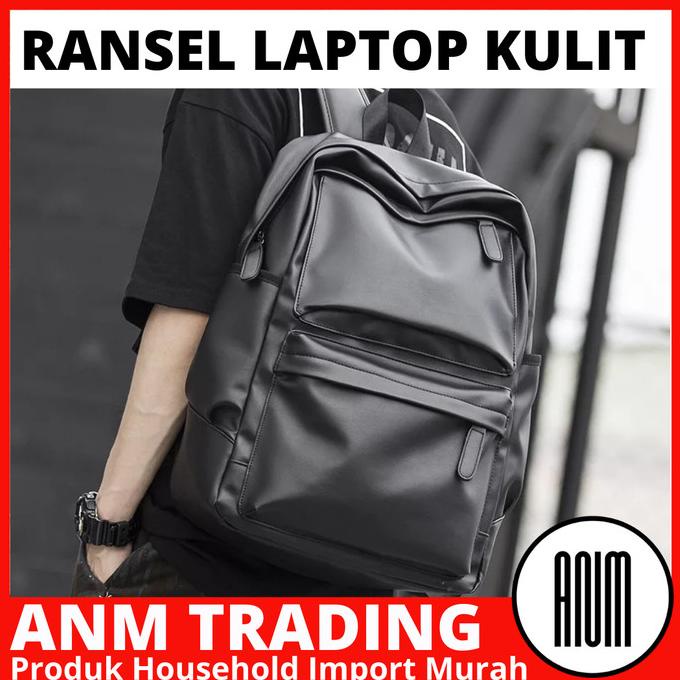 Tas Travel Kulit / Tas Ransel Laptop Kulit / Tas Travel Pria Wanita