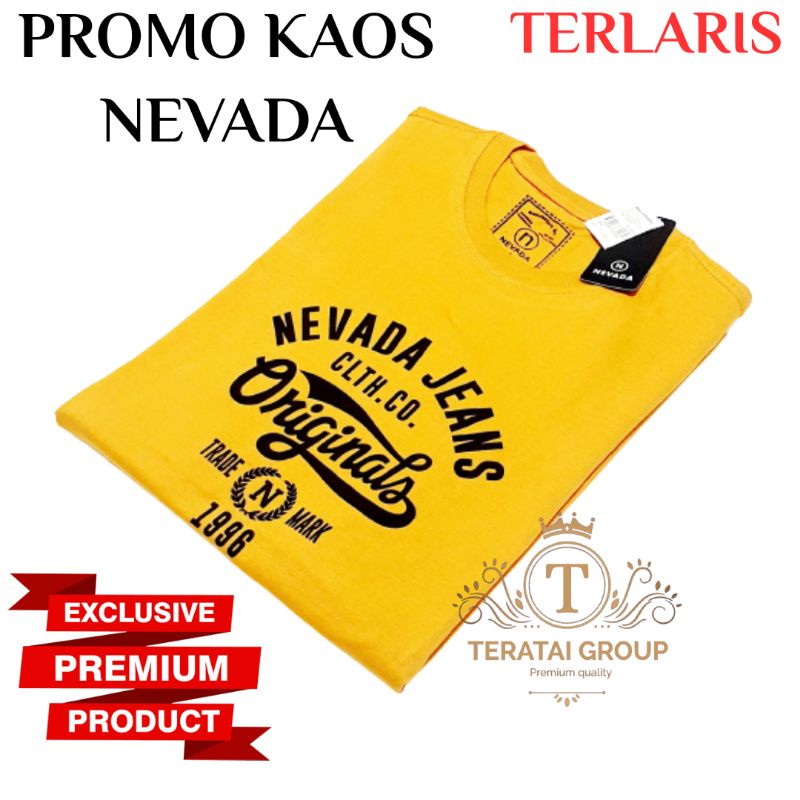  COD KAOS  NEVADA  FULL PRICE TAG KWALITAS PREMIUM Kaos  