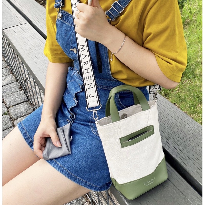 Marhen.J Koy Bag green-taupe-camel-allblack