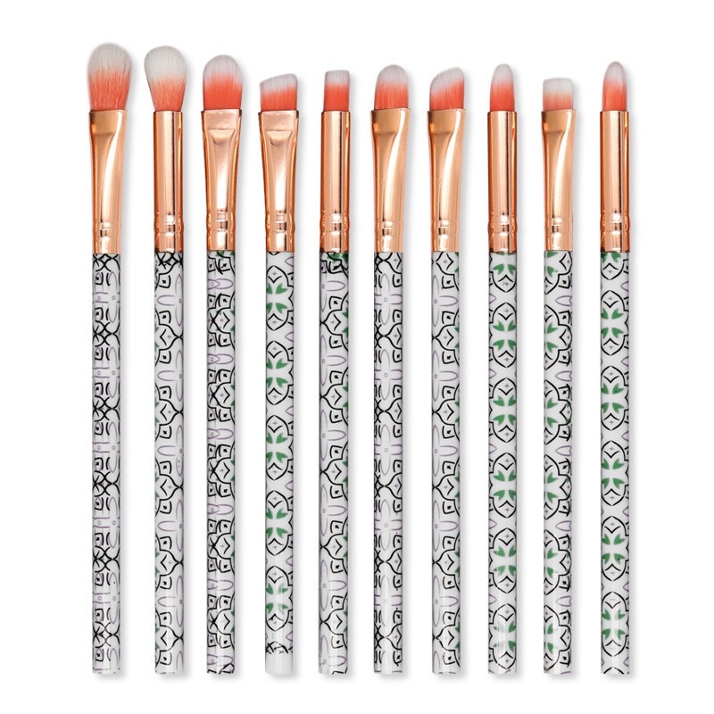 Swopply Kuas SET B Kuas Makeup Set Make Up Brush Kuas Makeup Multifungsi Kuas Concealer Eyeshadow Foundation ISI 10PCS