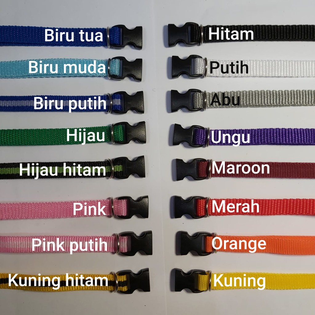 STRAP Kalung Kucing Polos