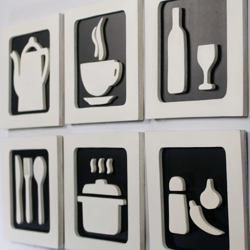 Hiasan Dinding Dekorasi Dapur 3D