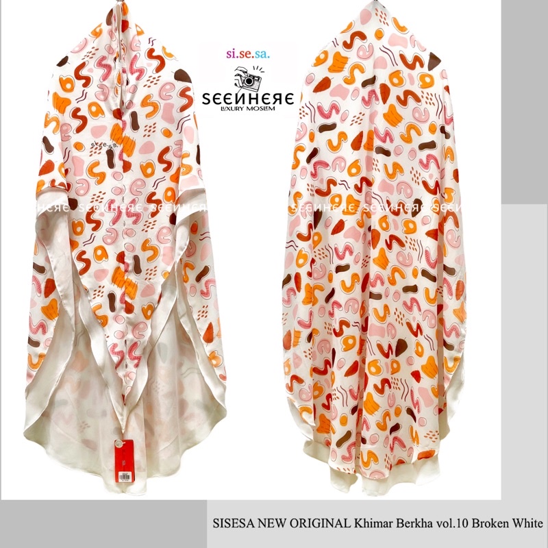 [𝐒𝐄𝐄𝐍𝐇𝐄𝐑𝐄] SISESA NEW ORIGINAL Khimar Berkha Vol.10 Broken White