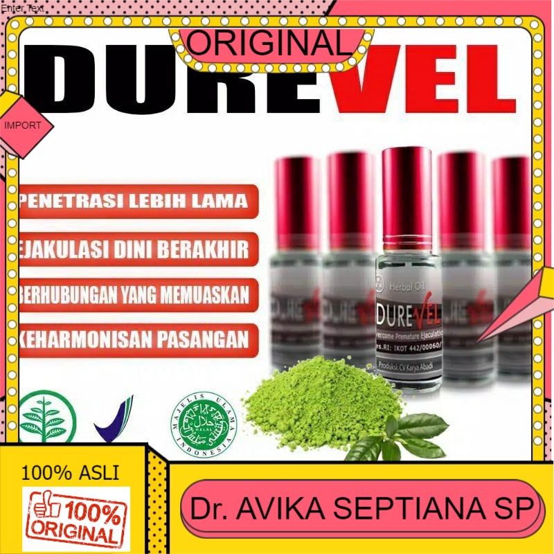 100% ASLI DUREVEL SPRAY 100%Original