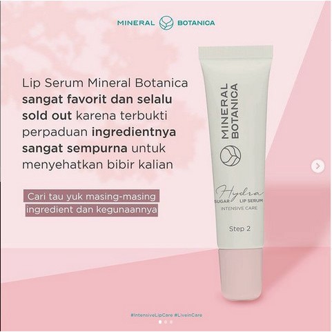 ★ BB ★ Mineral Botanica Hydra Sugar Lip Serum Intensive Care - MICA