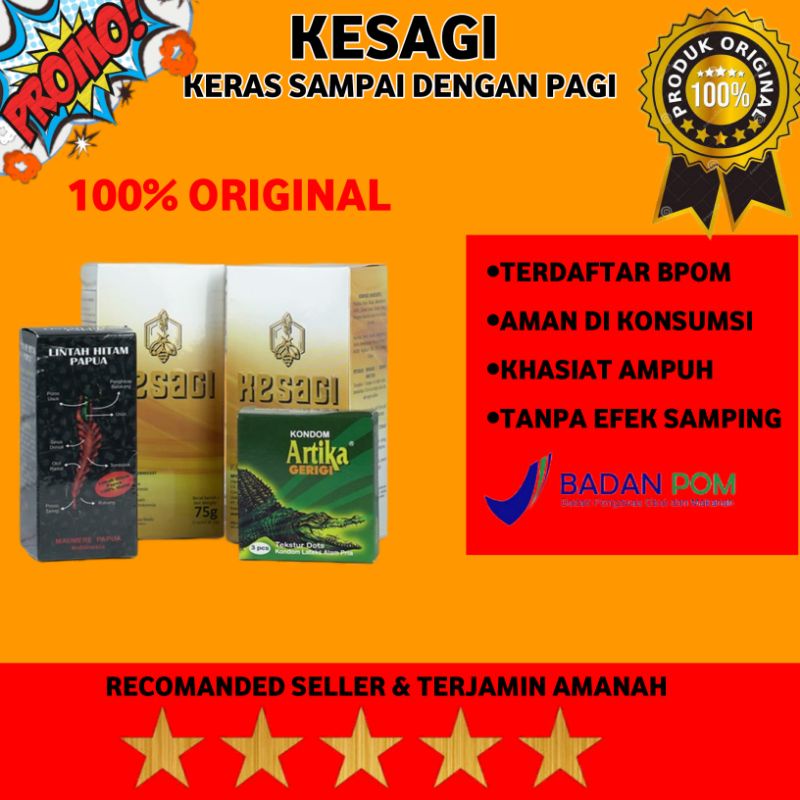 PAKET SPECIAL!!!! KESAGI 2 BOX, LINTAH PAPUA, ARTIKA GERIGI