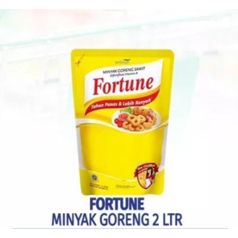 

Minyak Goreng Fortune 2 L Migor 2 Liter Kemasan Refill Pouch Terlaris