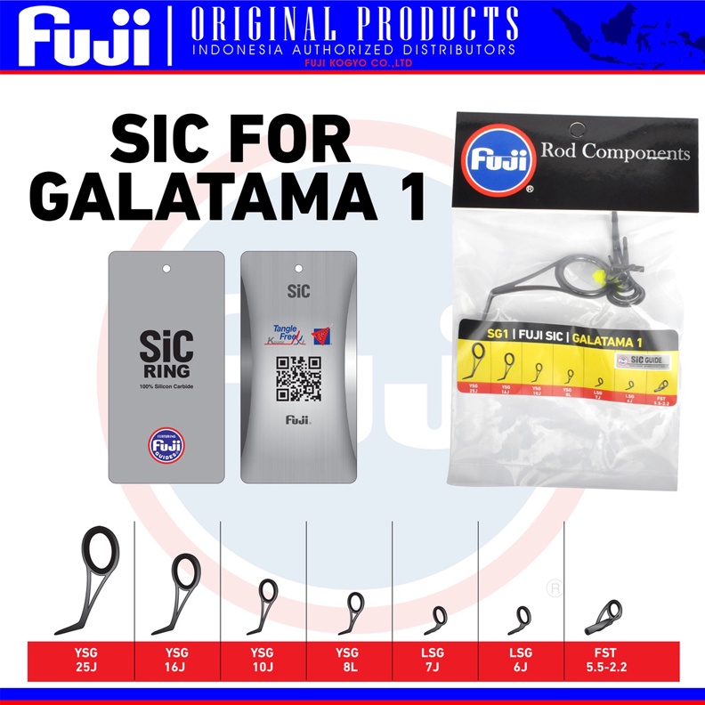 Ring Fuji Set SIC For Galatama | Popping | Bait Jigging | Jigging | Original Fuji