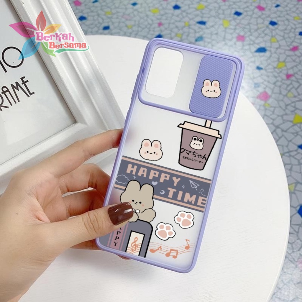 SS113 SOFTCASE SLIDE HAPPY TIME OPPO RENO 2F 3 A91 4 5 6 4F F17 PRO 4 A93 4G 5F F19 PRO A74 A95 A74 A95 F5 F7 A83 A71 F11 F11 PRO BB7242