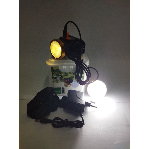 SENTER KEPALA HEAD LAMP EVATECH(20W) EV-6500(WHITE) EV-7500(YELLOW)