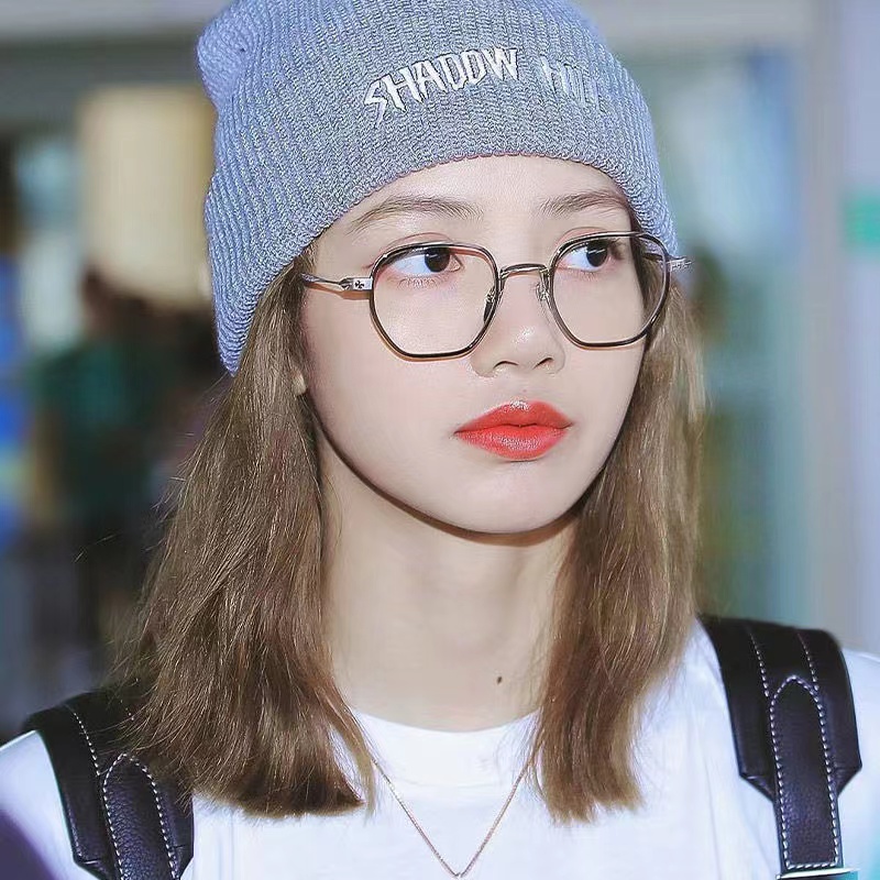 IFYOU Kacamata Anti Radiasi Blue Light Blocking Transparan Gaya Vintage Untuk Wanita