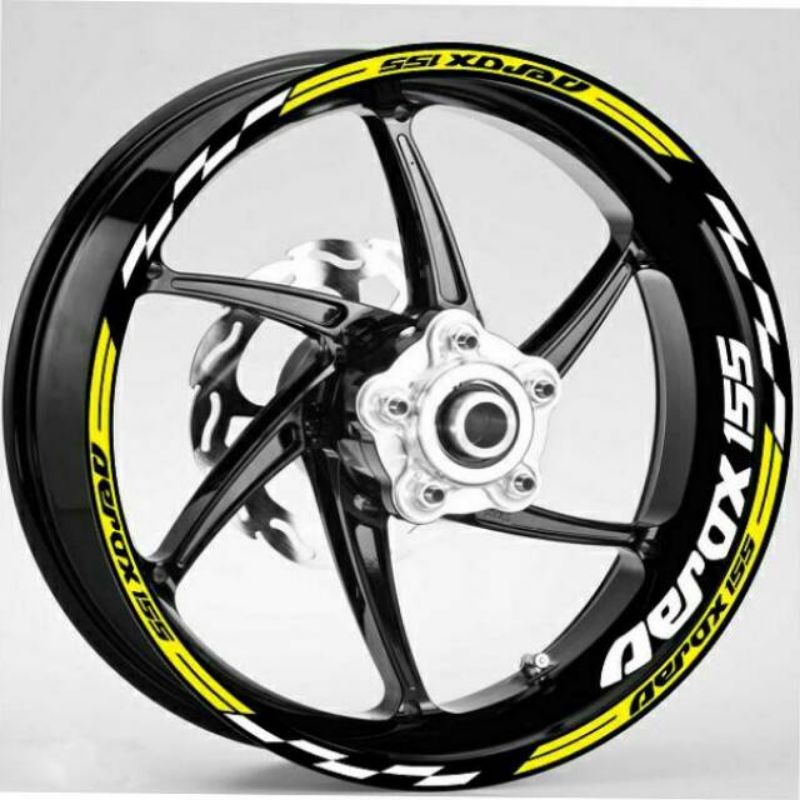 STIKER LIS VELG AEROX 155 NEW CUTTING STICKER