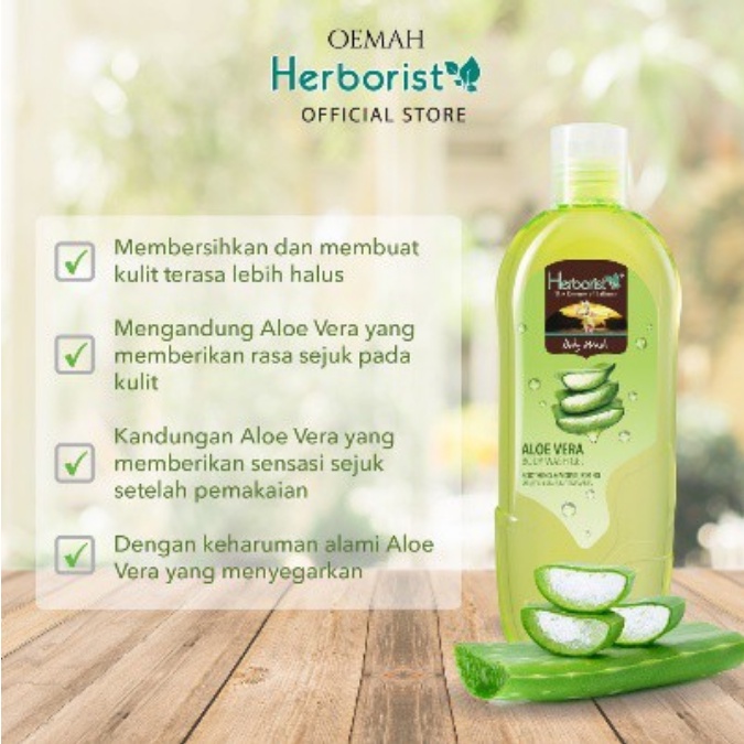 (BOSS) Herborist Body Wash Zaitun &amp; Aloe Vera 250ml | Sabun Mandi Cair Herborist