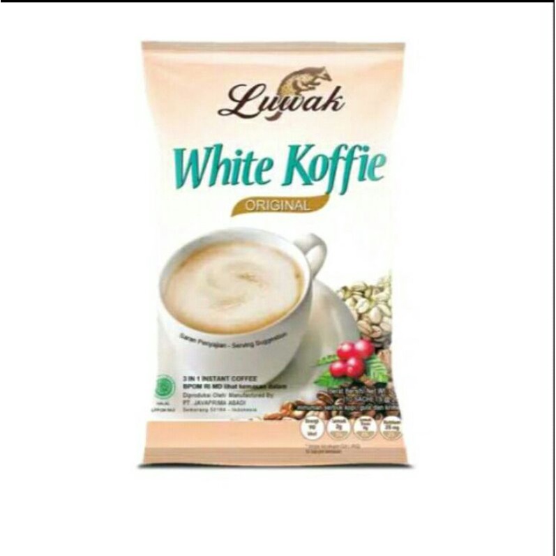 

kopi luwak white coffe original 10x20gr (renceng)