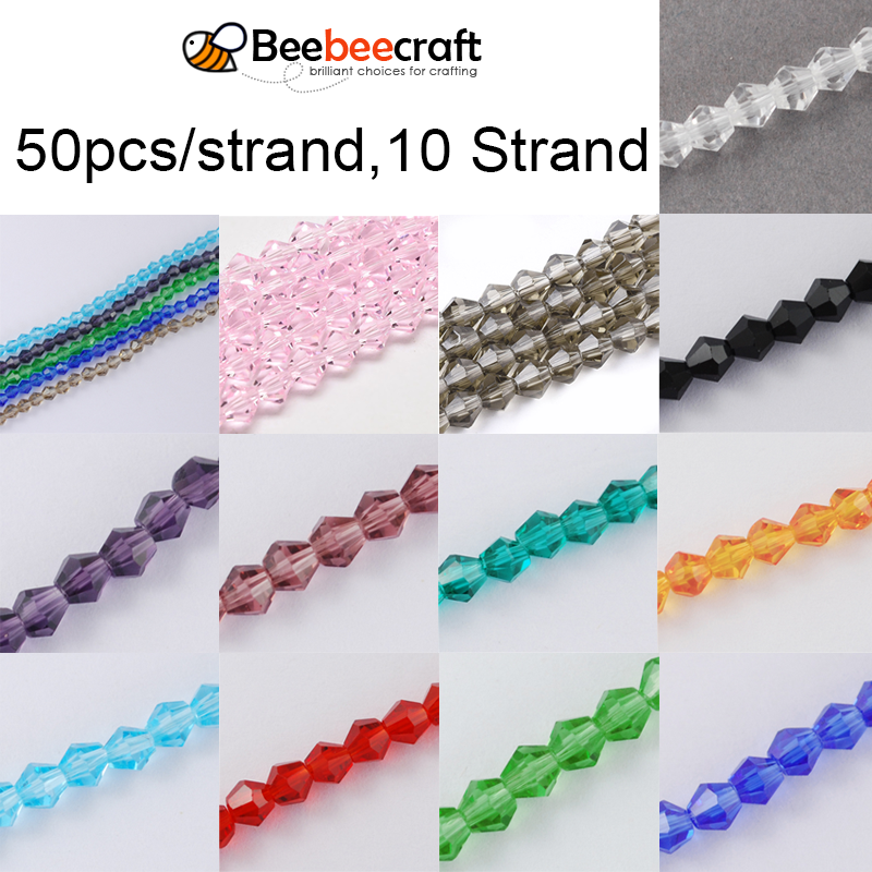 50pcs Set Manik Manik Kristal Austria Imitasi 10 Untai 5301 Ukuran 6x6mm Untuk Membuat Perhiasan Shopee Indonesia