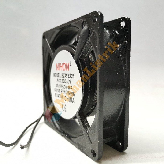 Kipas Video Fan Exhaust 92x92x25mm 220V AC