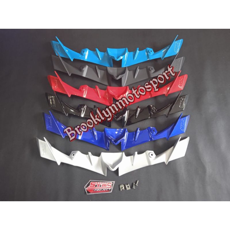 winglet yamaha aerox new 2021/ winglet plastik aerox new2021