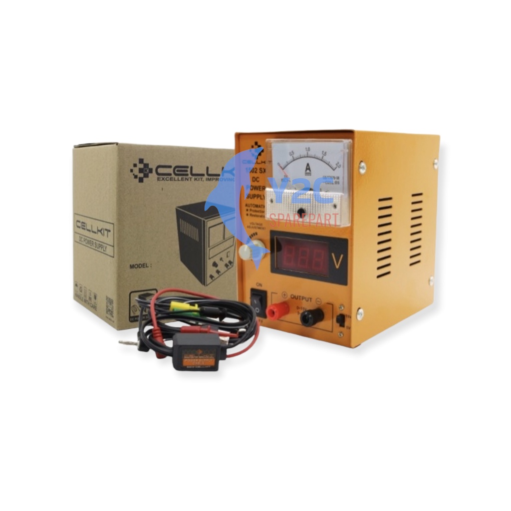 POWER SUPPLY CELLKIT 1502SX 15V 2A + KABEL / ALAT SERVICE HP LENGKAP TERLENGKAP TERMURAH