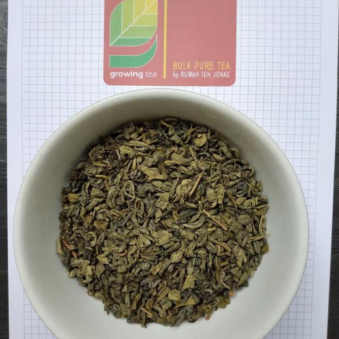 

[[BISA COD]] growing tea PECOE PEKKO SUPER green tea teh hijau murni 1.000 gr curah MURAH Kode 784