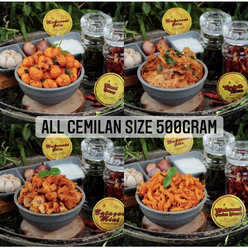 

Cemilan Pedas 500gram