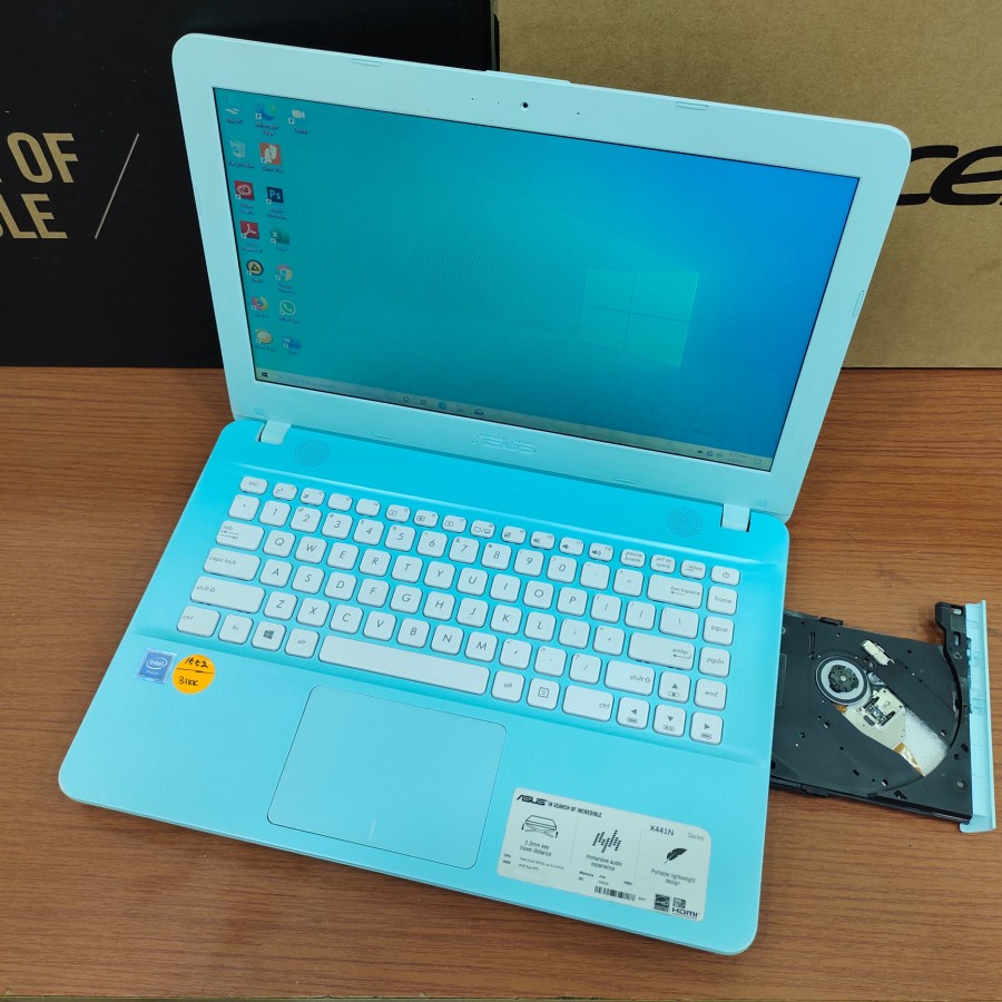 LAPTOP ASUS X441 RAM 4GB HDD 500GB WINDOWS 10 Terbaru Mulus