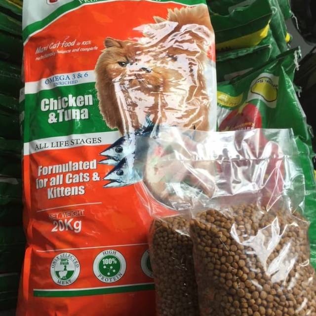 Maxi Cat Repack Chicken &amp; Tuna Makanan Kucing