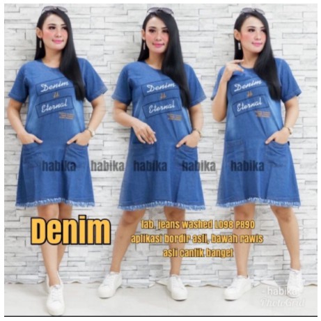 New!!! Denim Dress Jeans Rawis