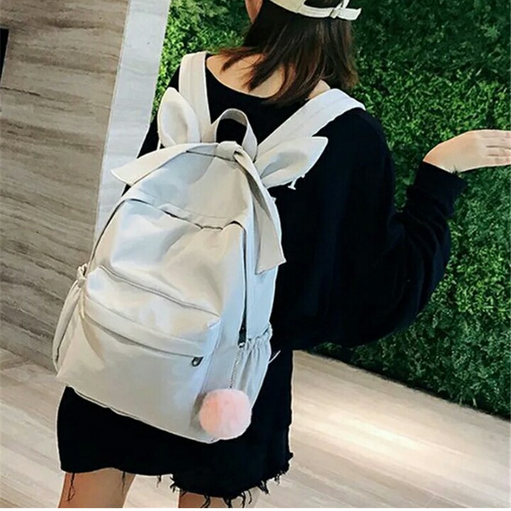 ARMELIA SHOP - Tas Sekolah Cats Kuping Polos K-Pop Got1 Sac Dos Wanita