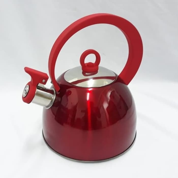 Whistling Kettle Teko Bunyi Supra Colora 2 L Merah