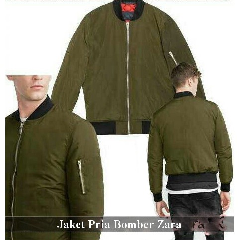 Jaket Pria Bomber Zara