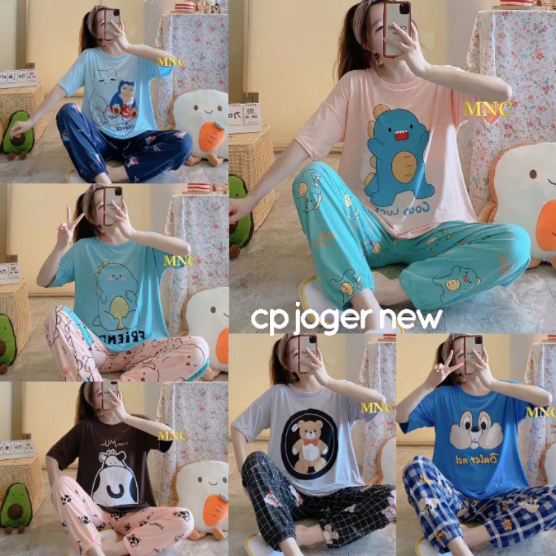 Oneset PIYAMA CP BAJU TIDUR WANITA IMPORT/NEW